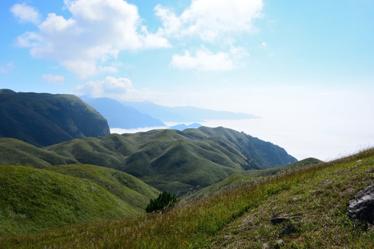 武功山旅游摄影 江西萍乡武功山