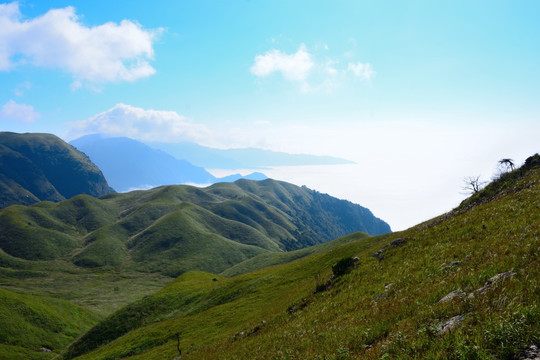 武功山旅游摄影 江西萍乡武功山