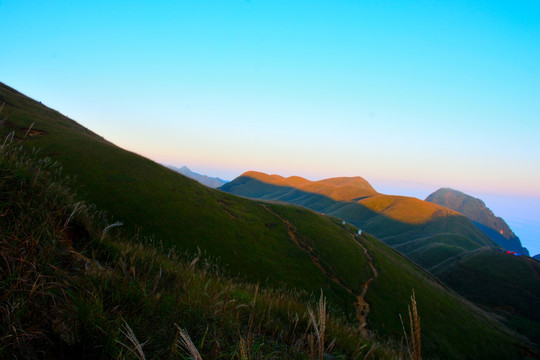 武功山旅游摄影 江西萍乡武功山