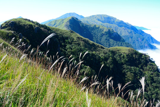 江西萍乡武功山旅游 武功山实拍