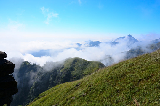 武功山云海 武功山云海实拍