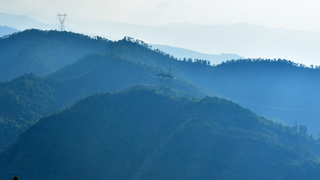 水墨远山