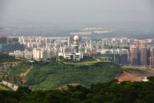 南宁青秀山鸟瞰