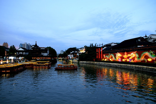 秦淮河夜景