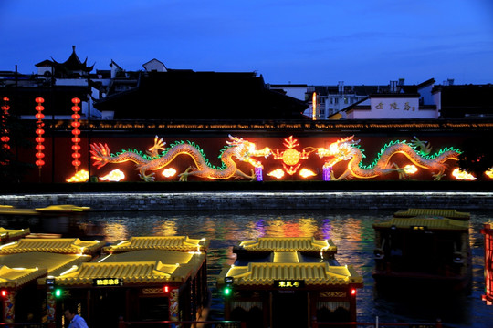 秦淮河夜景