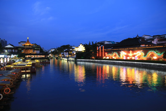 秦淮河夜景