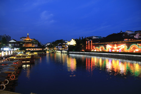 秦淮河夜景