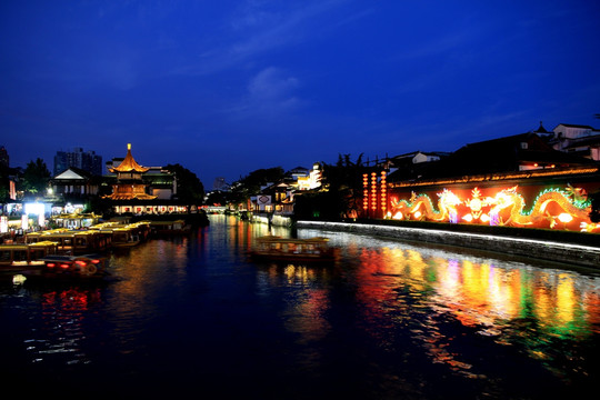 秦淮河夜景