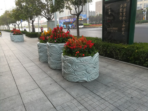 新型市政花盆