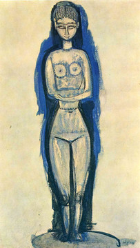 人像油畫 莫蒂里安尼