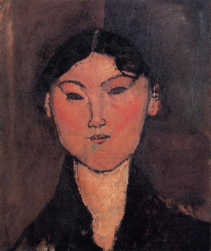 人像油畫 莫蒂里安尼