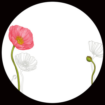 手繪花