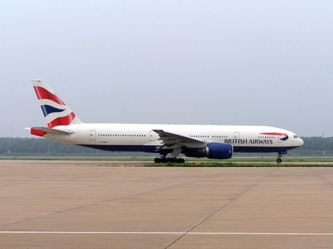 英国航空公司 波音B777飞机