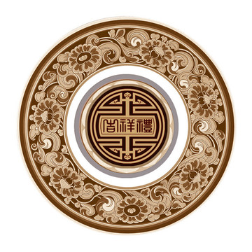 吉祥禮圓牌