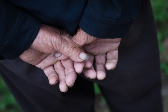 手 男性 劳动人民