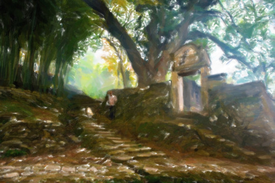 鄉(xiāng)村油畫