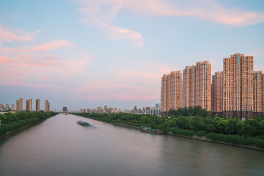 中国京杭大运河沿岸景观