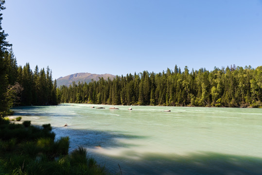 新疆风景 额尔齐斯河