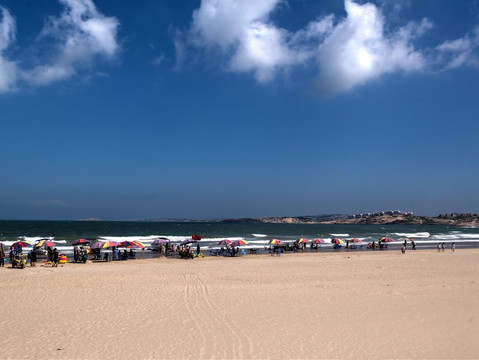 福建平潭 龙凤头海滨浴场沙滩