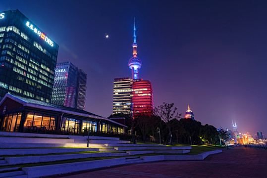 上海滨江夜景