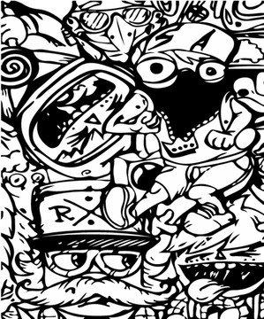 朋克的生活 創(chuàng)意插畫