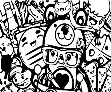小熊插畫