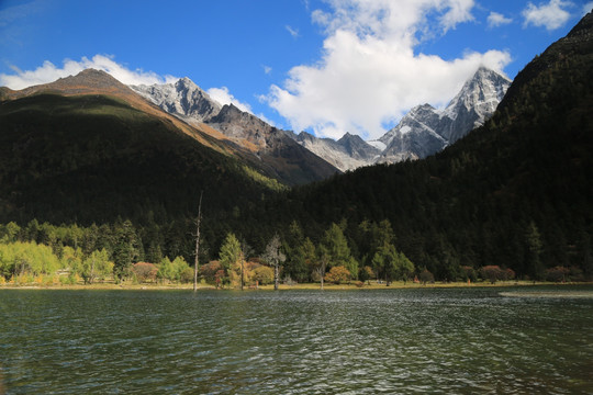 雪山 川西风光