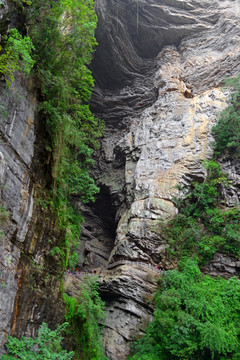 武隆龙水峡地缝 入口