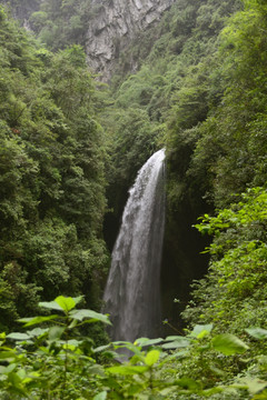 武隆龙水峡地缝 银河飞瀑