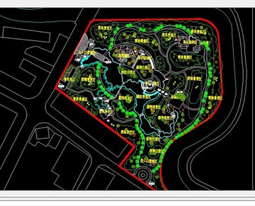公園平面方案cad