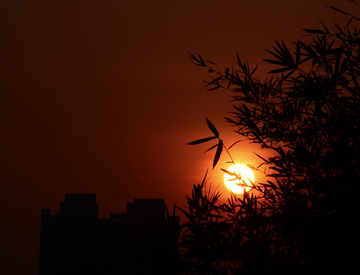 夕阳 夕阳背景