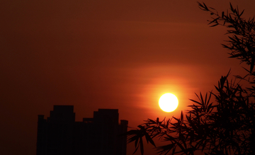 夕阳 夕阳背景