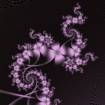抽象印花花卉