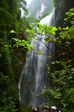 武隆龍水峽地縫 銀河飛瀑