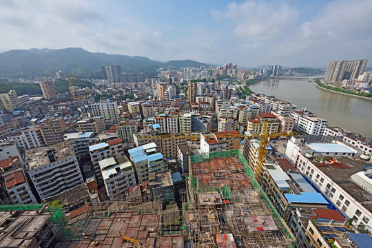 老隆 龙川 龙川全景