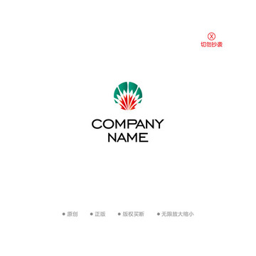圓形花紋logo