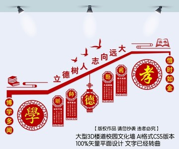 樓道校園文化墻