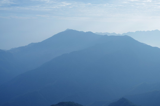 蓝调远山 蓝调山水