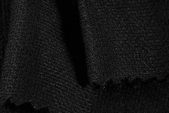 黑毛巾 布料 布 氨纶 织物