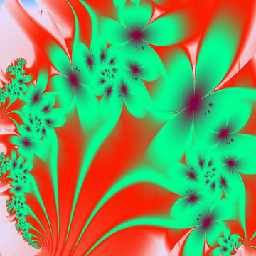 分形花卉