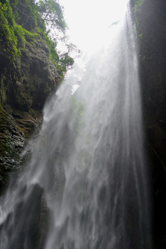 武隆龙水峡地缝 银河飞瀑