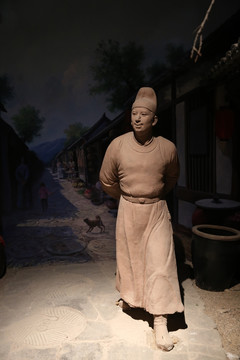蓬莱阁展厅雕塑