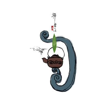 茶文化意境圖形