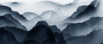 水墨山水畫