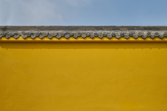 高清 黄墙青瓦