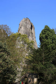 雁荡山大龙湫剪刀峰