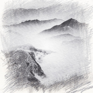 高山素描