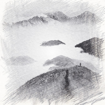 高山素描