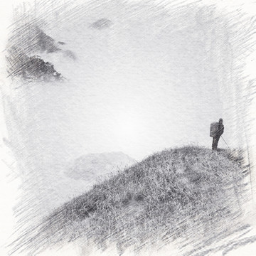 高山素描
