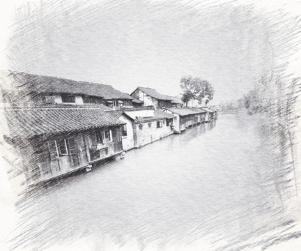 江南古鎮(zhèn)素描